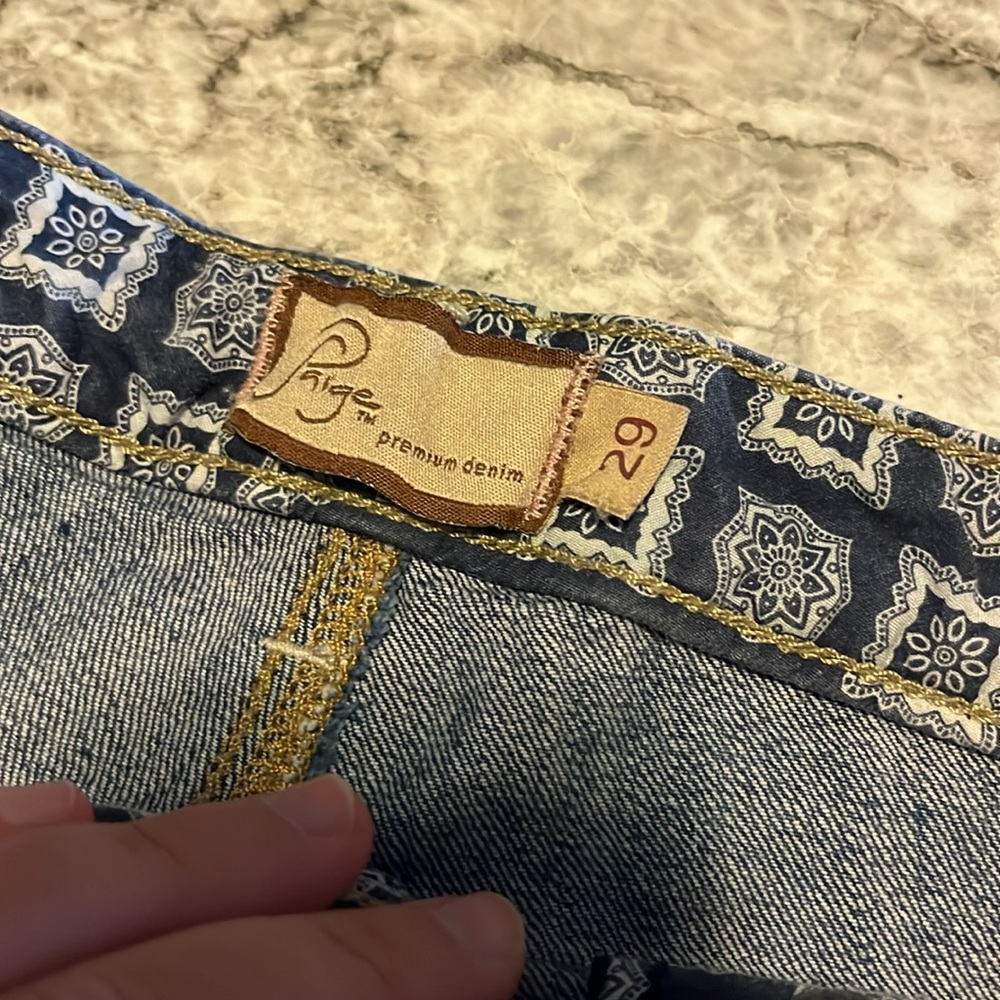 Paige Silver Lake Denim Shorts - Picture 3 of 7